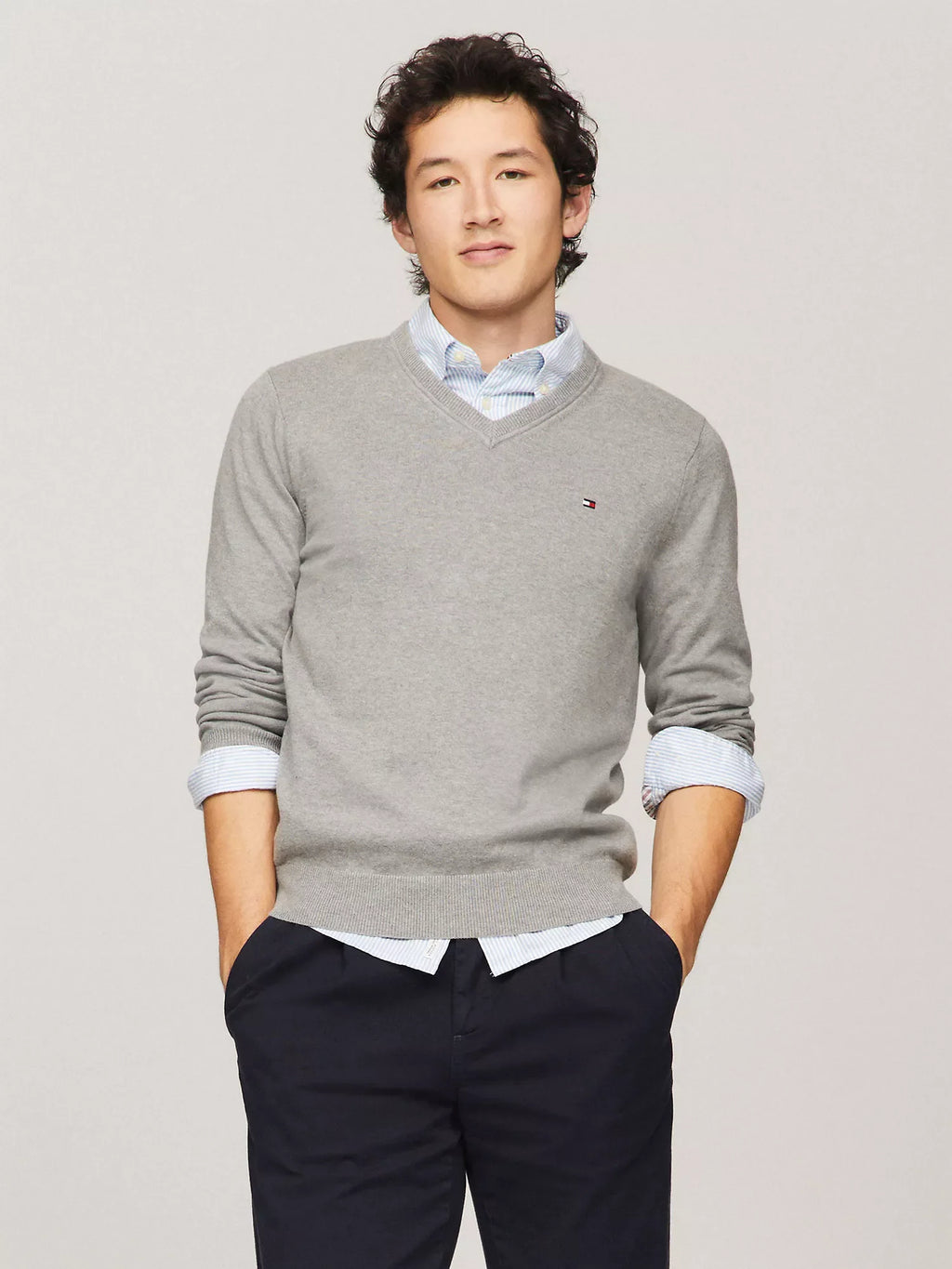 Flag V-Neck Sweater