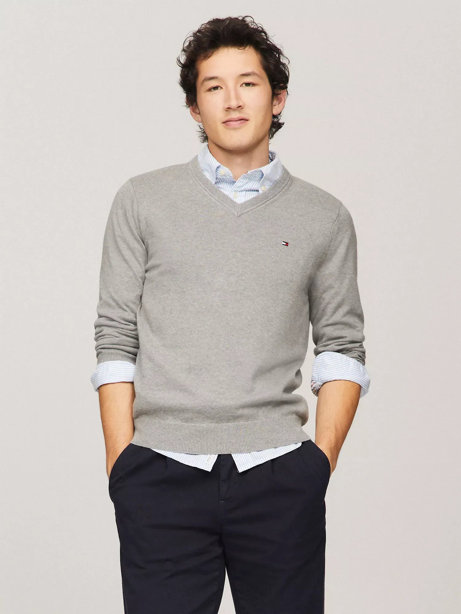 Flag V-Neck Sweater