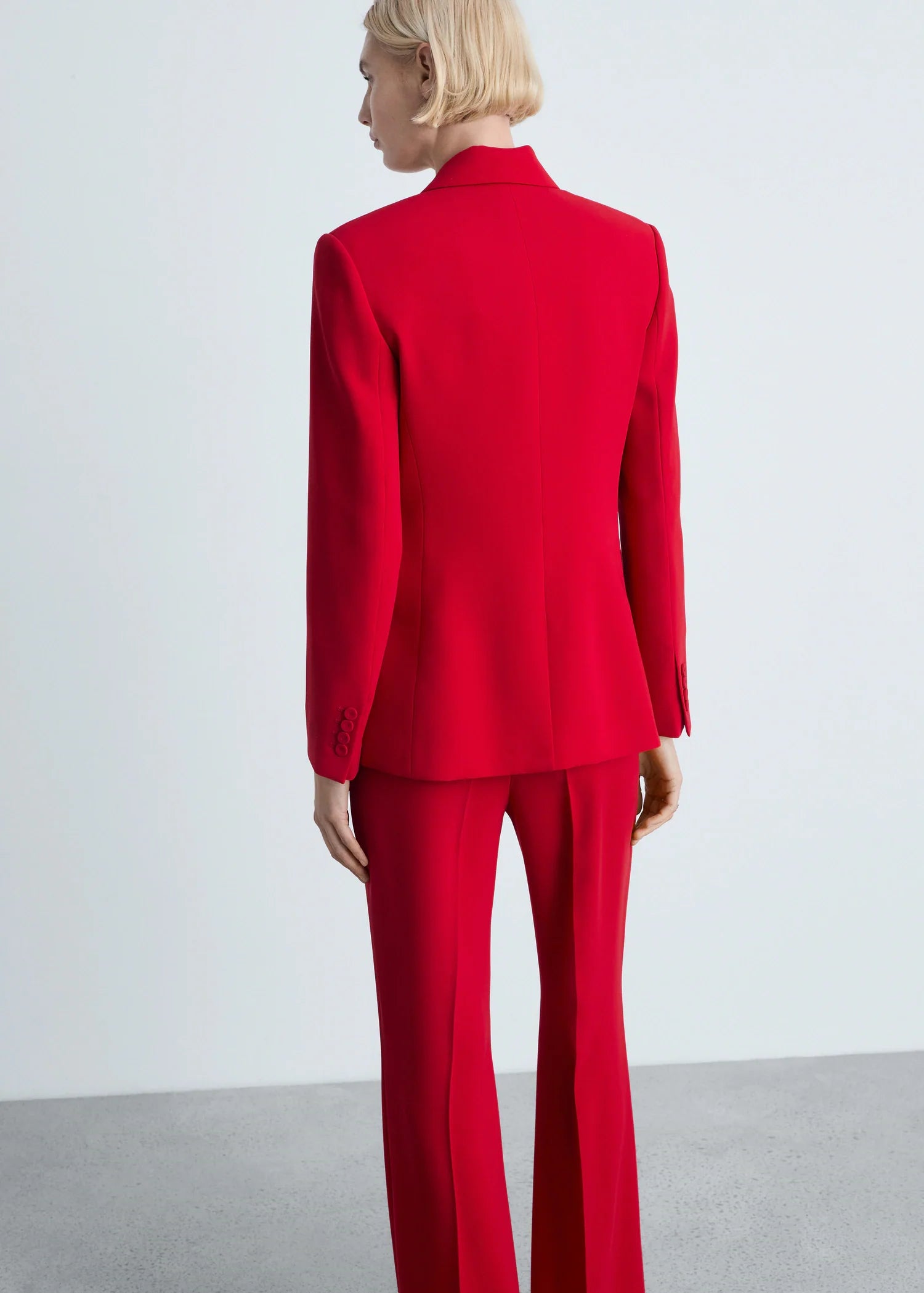 Sunset Orange Professional Suit