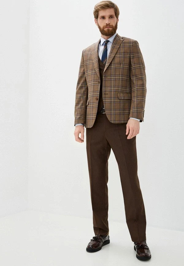Plaid Check Suit