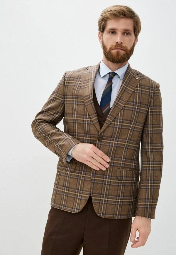 Plaid Check Suit