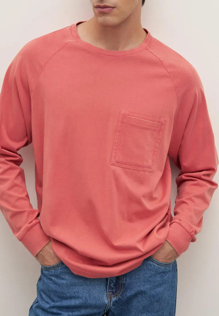 Coral Raglan Sleeve