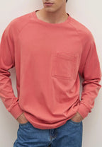 Coral Raglan Sleeve