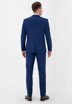 Navy Hopsack Suit