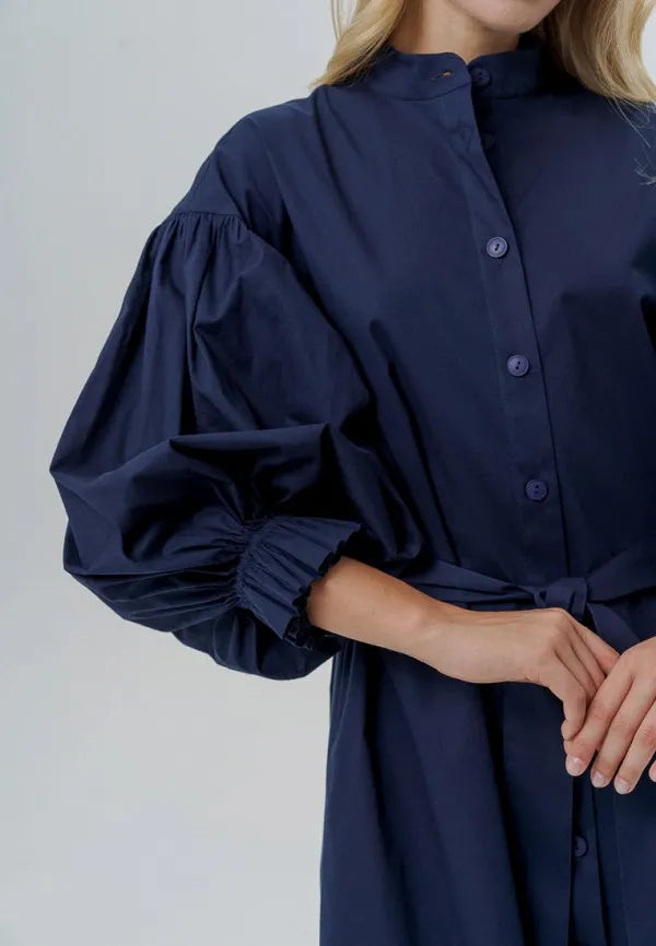 Structured Sleeve Dress