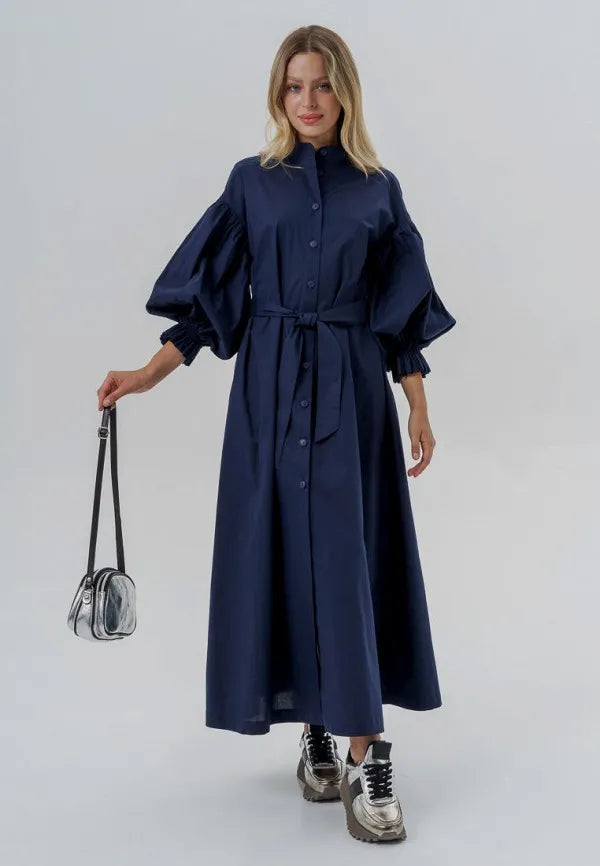 Structured Sleeve Dress