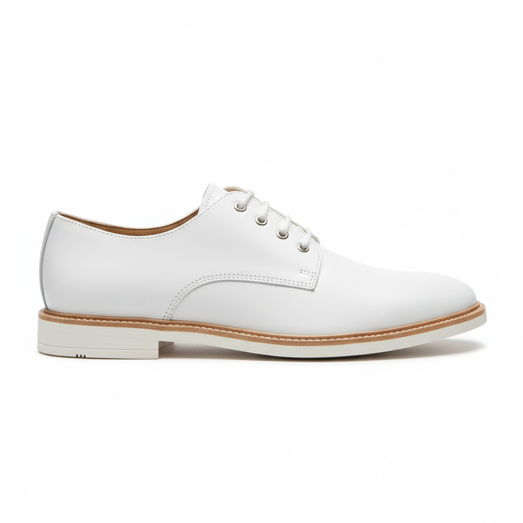 Derby Casual Shoes - White