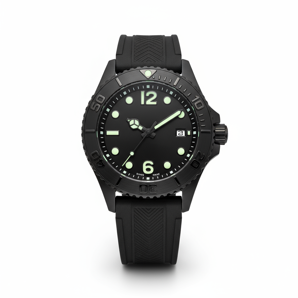 Diver Automatic Watch - Black