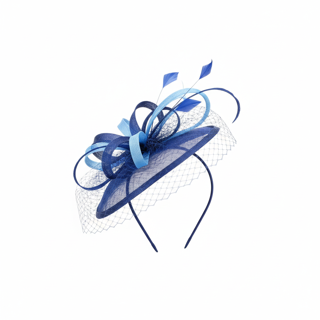 Fascinator Headpiece - Blue