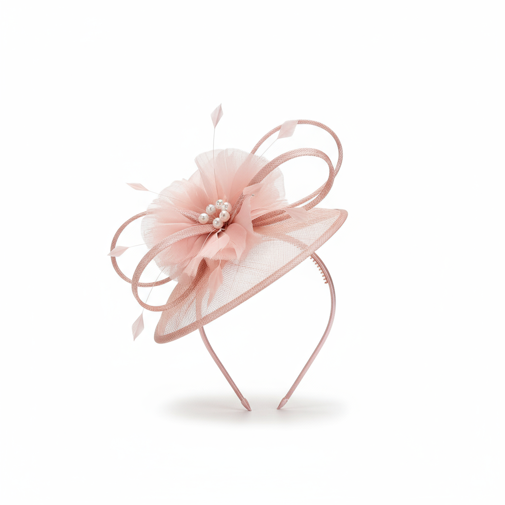 Fascinator Headpiece - Pink