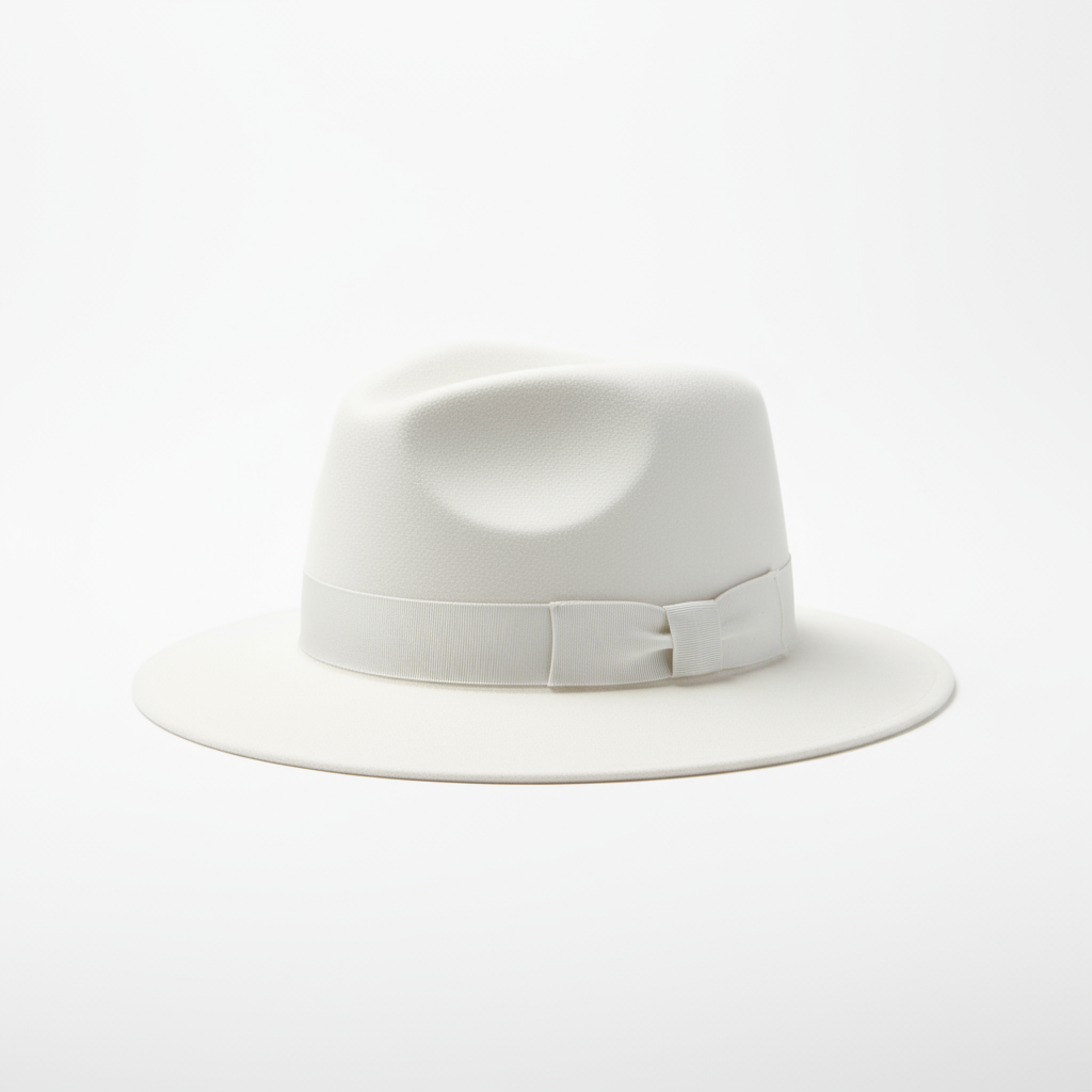 Fedora Hat - White