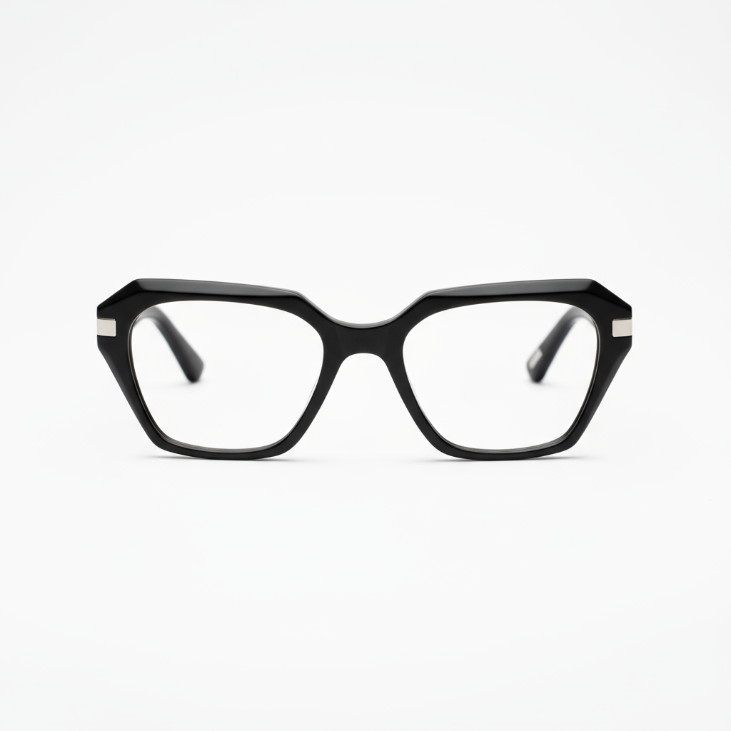 Geometric Designer Frames - Black