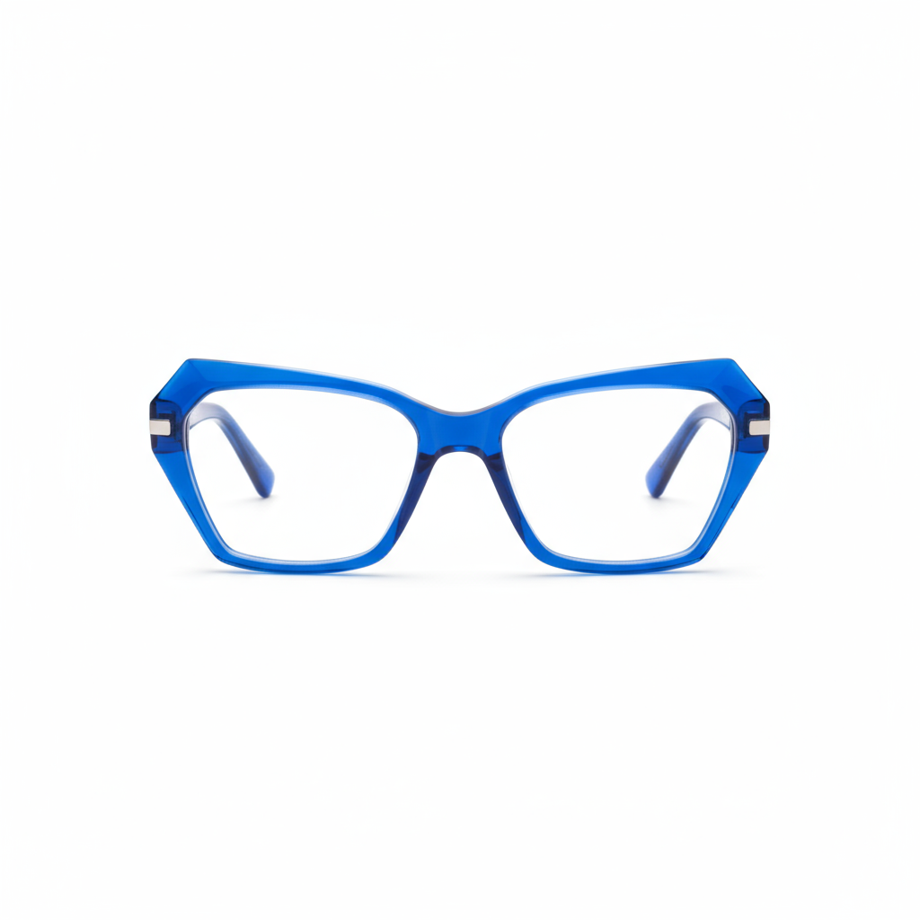 Geometric Designer Frames - Blue