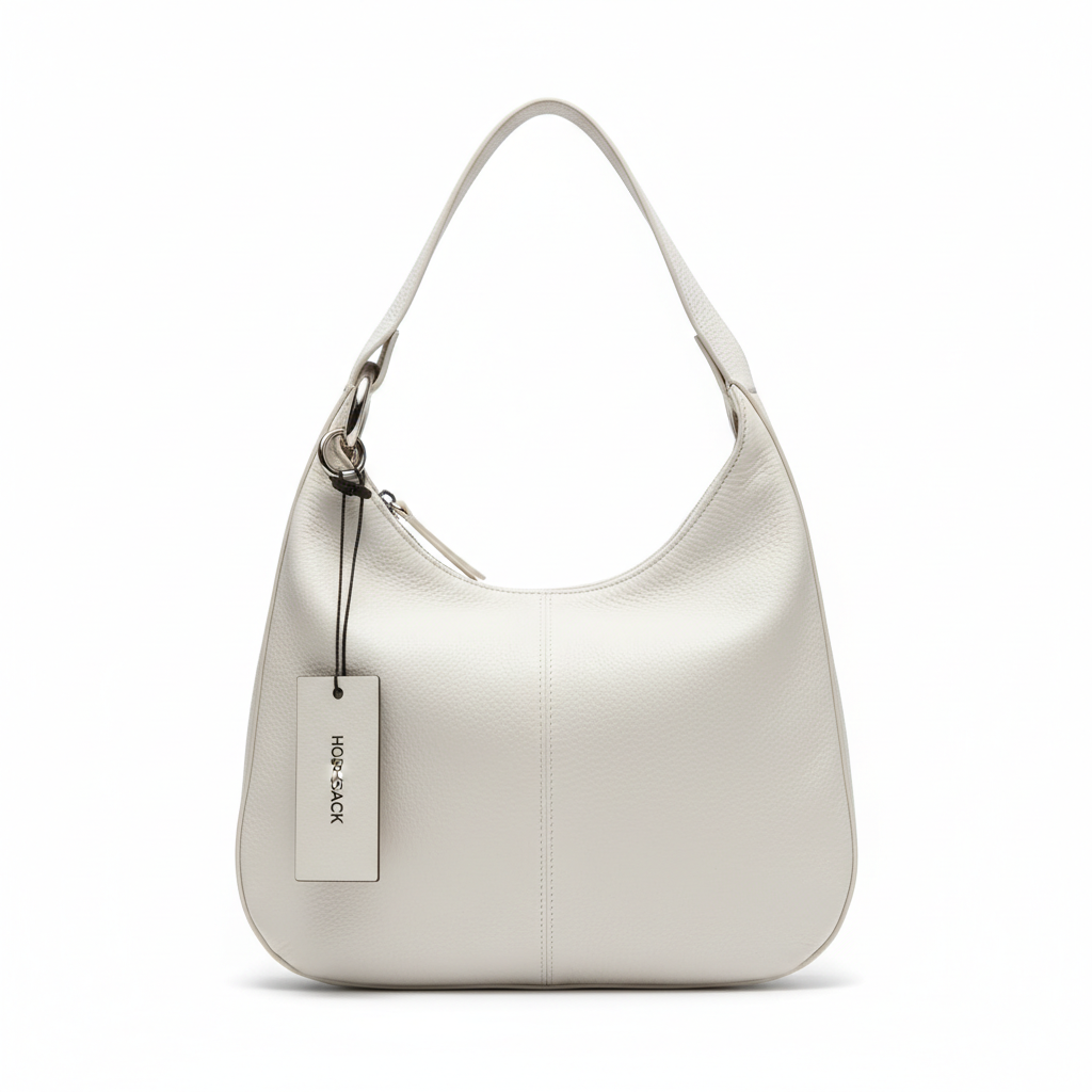 Hobo Slouch Bag - White