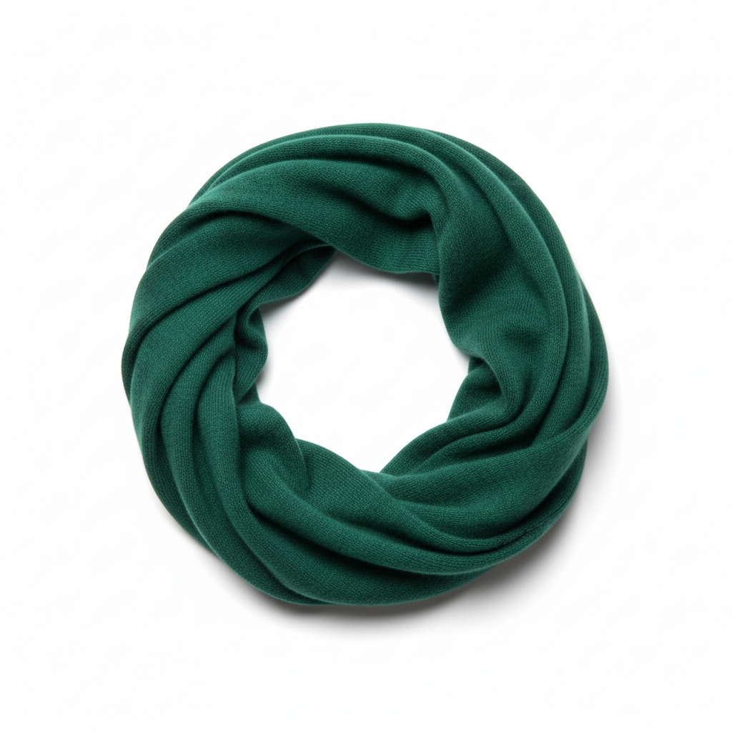 Infinity Loop Scarf - Green
