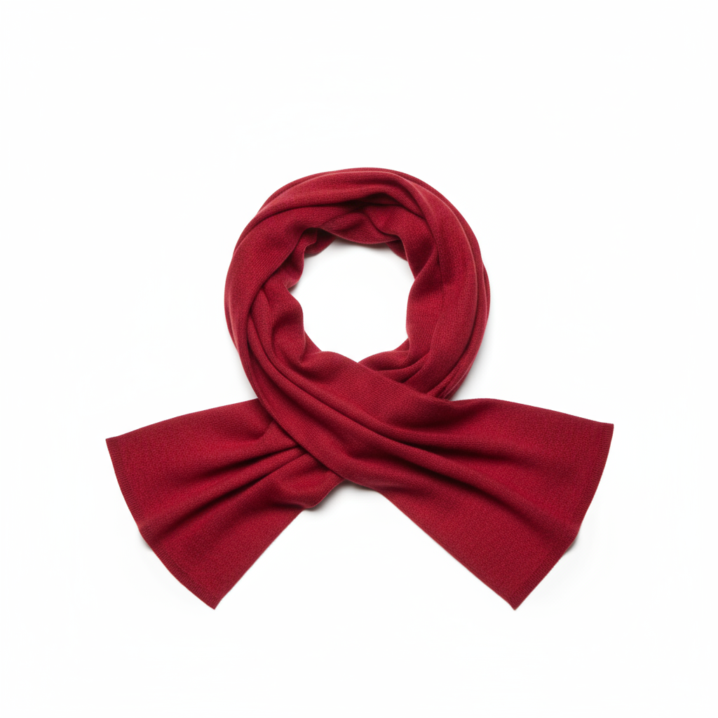 Infinity Loop Scarf - Red