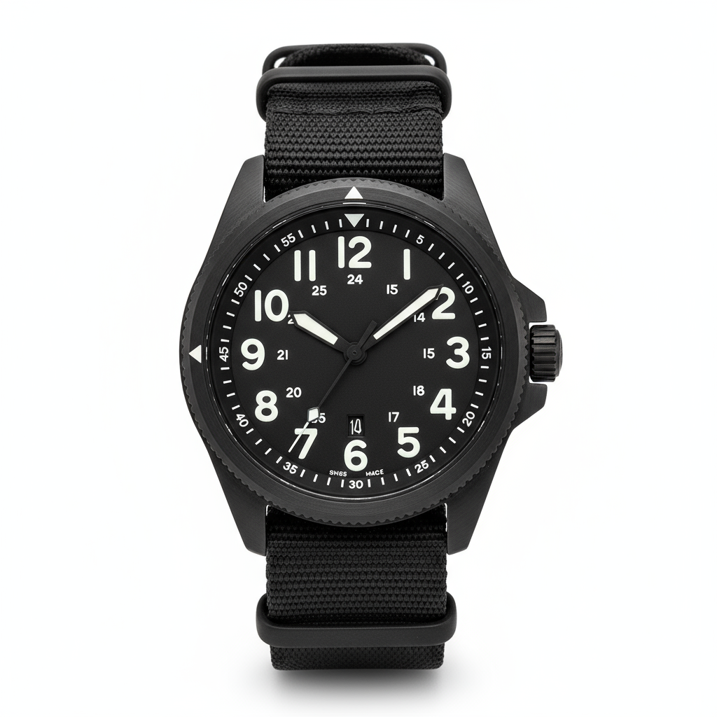 Military Field Watch - Black