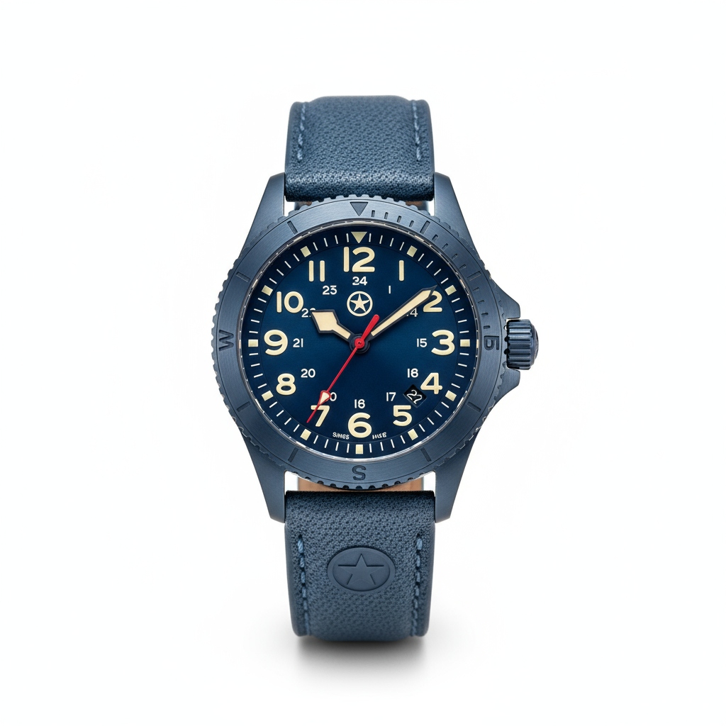 Military Field Watch - Blue