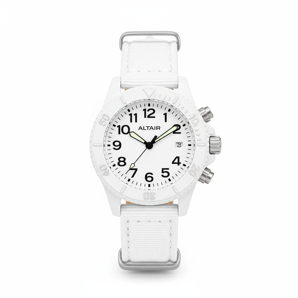 Military Field Watch - White