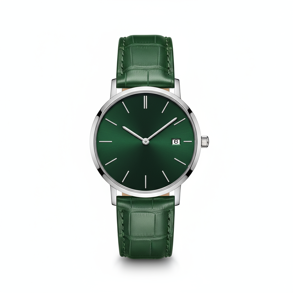 Minimalist Dress Watch - Green