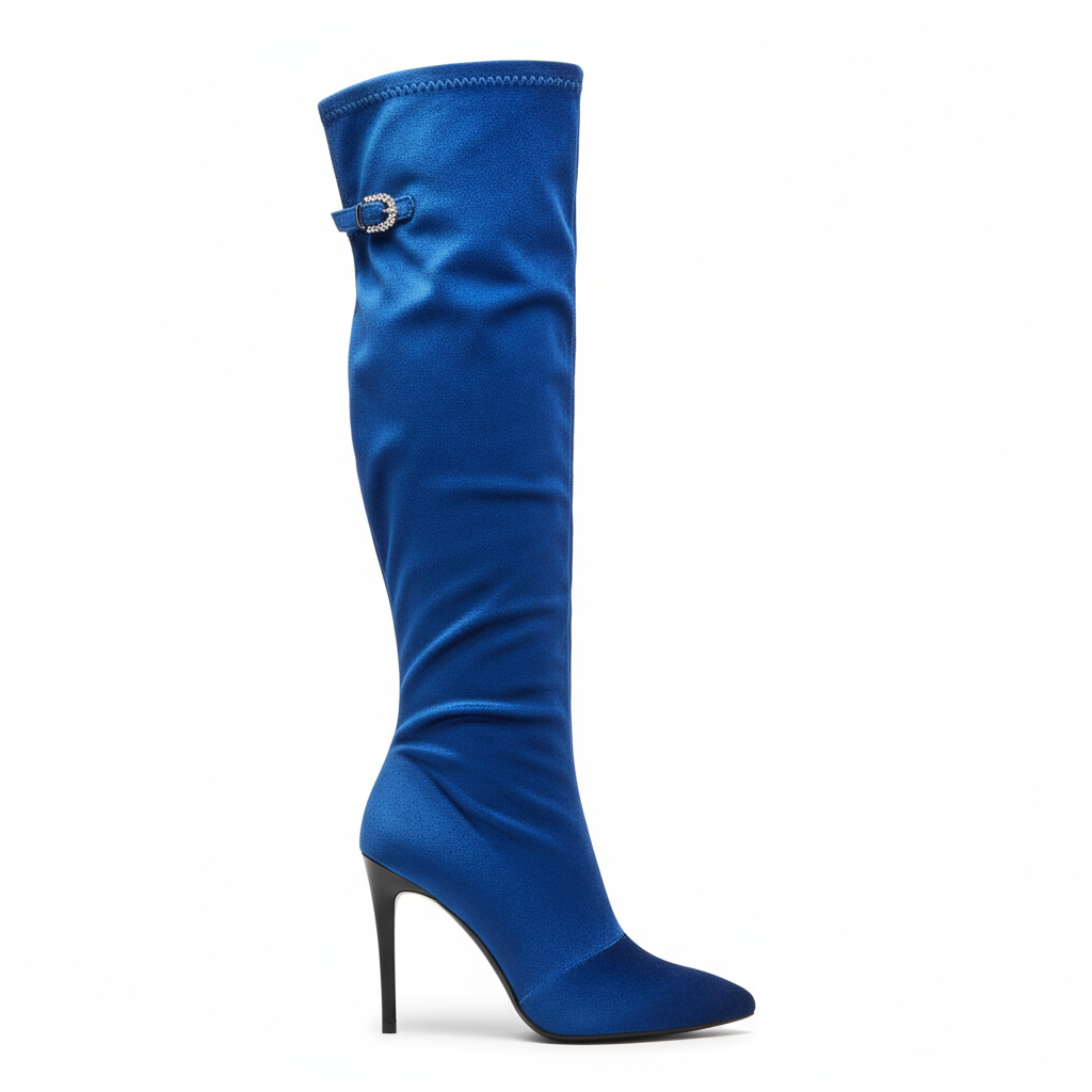 Over-the-Knee Boots - Blue