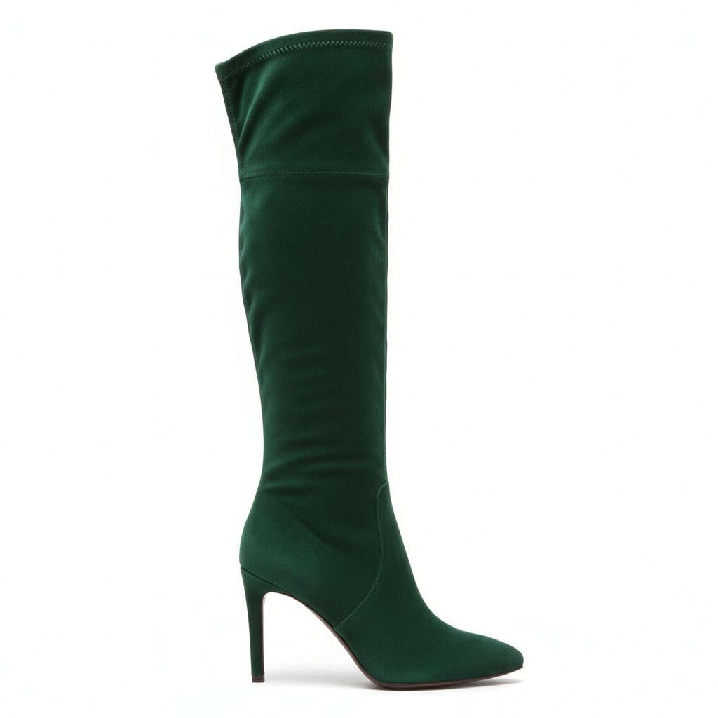 Over-the-Knee Boots - Green