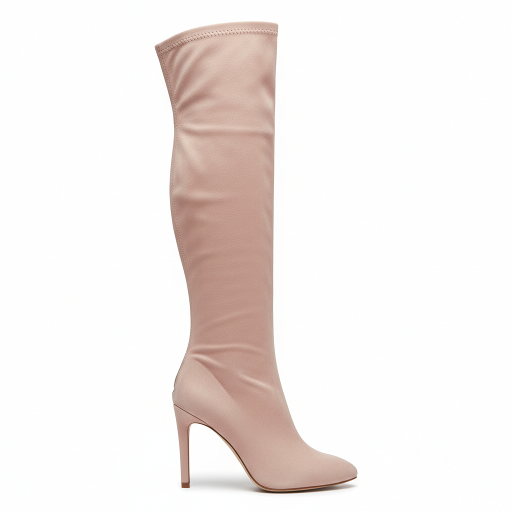 Over-the-Knee Boots - Pink