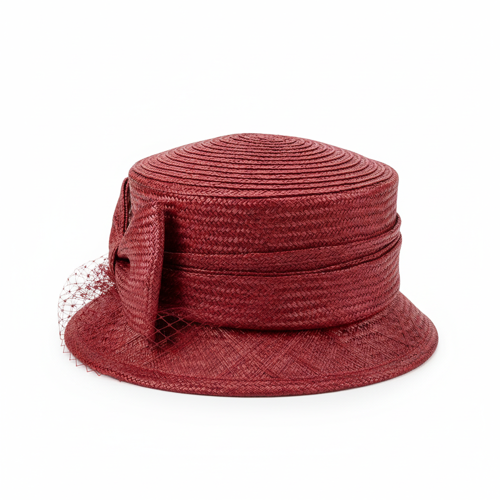 Pillbox Hat - Red