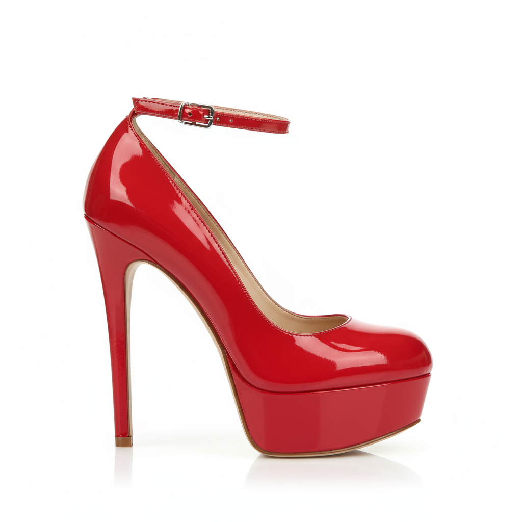 Platform Heels - Red