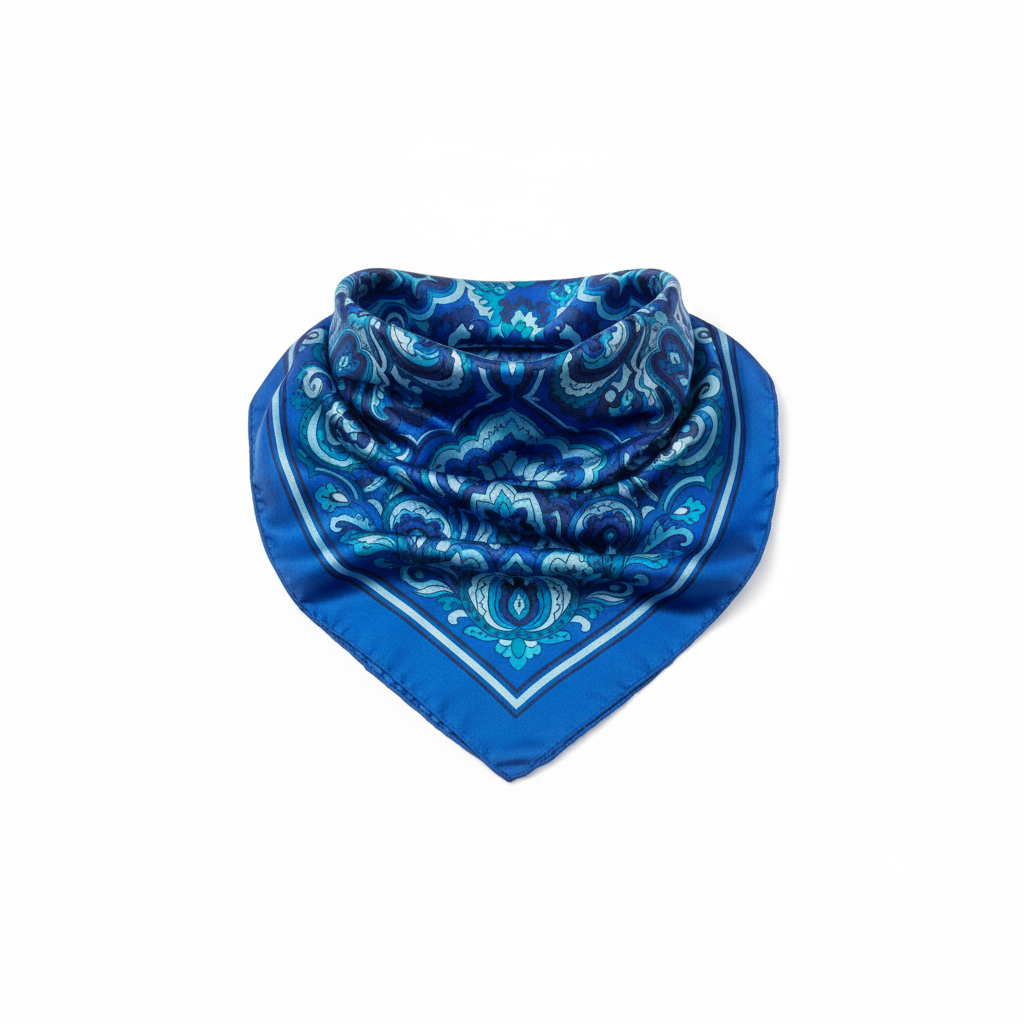 Printed Bandana - Blue