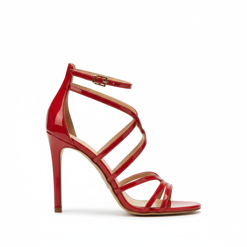 Strappy Sandals - Red