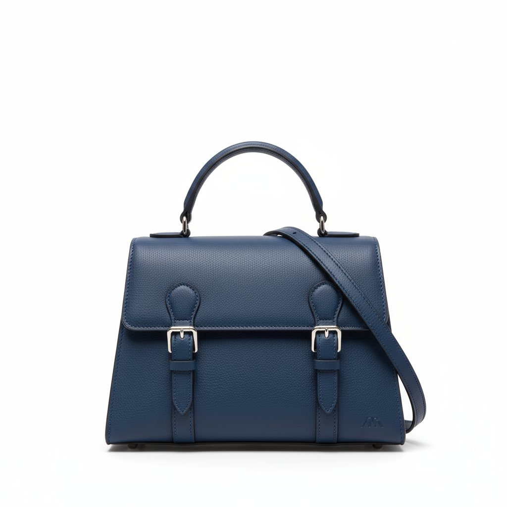 Structured Satchel - Blue