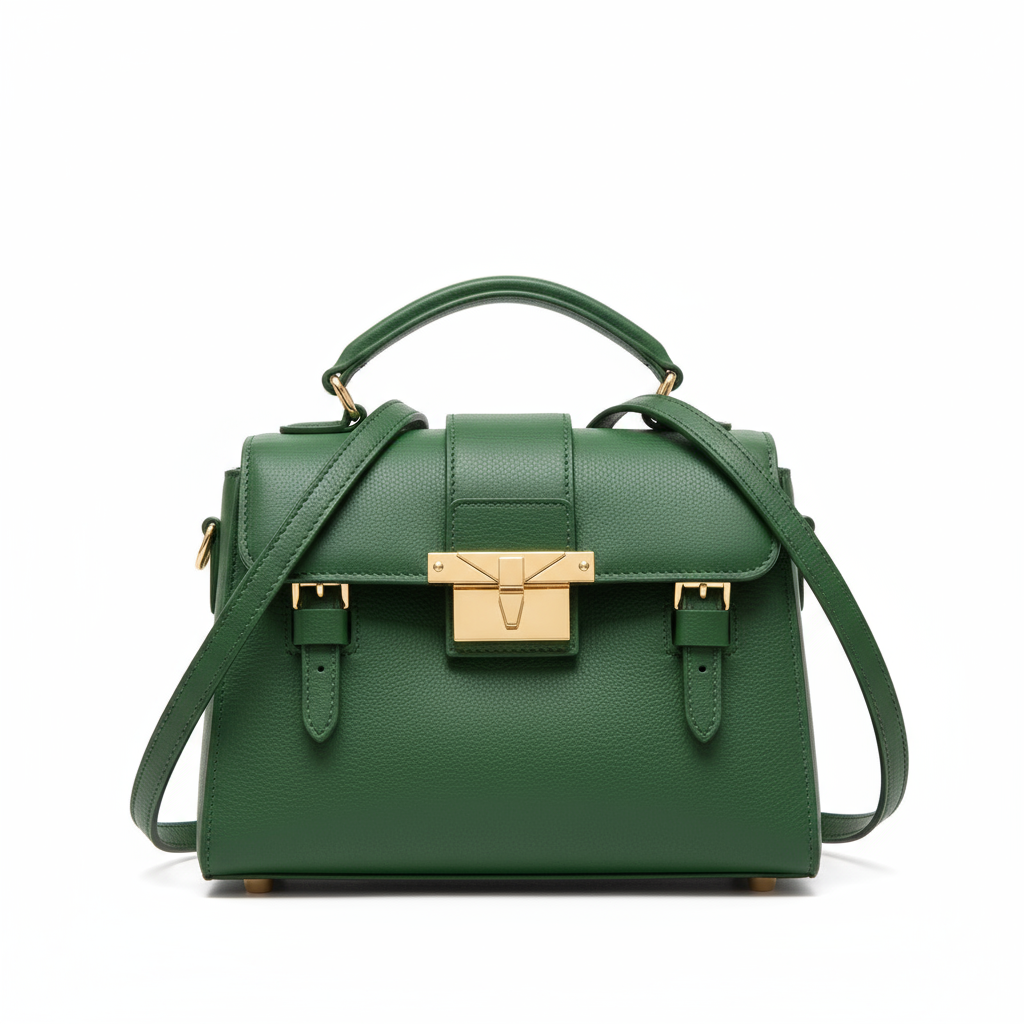 Structured Satchel - Green