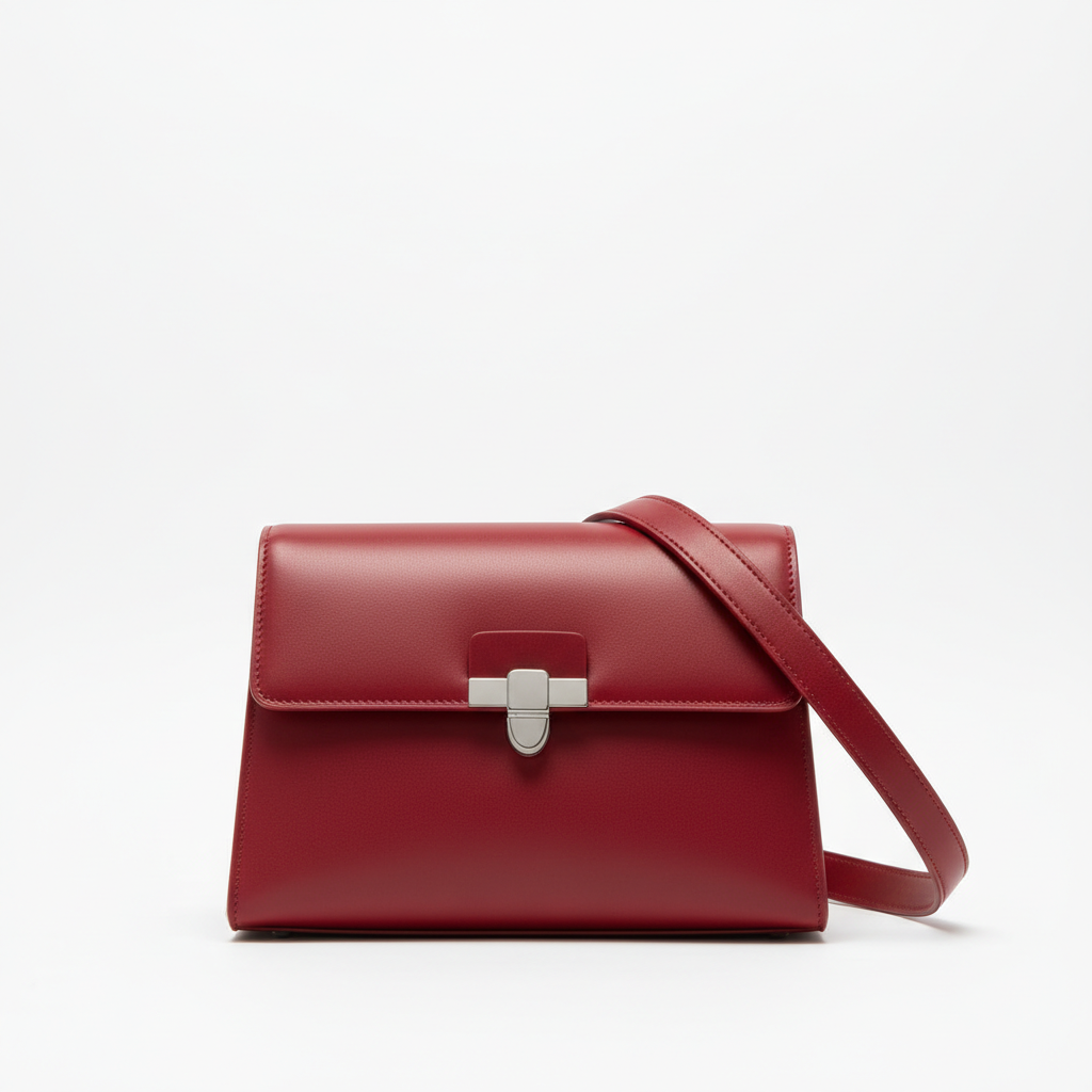 Structured Satchel - Red