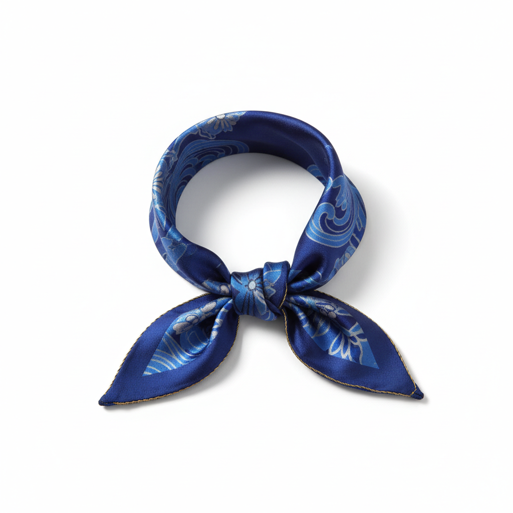 Twilly Neck Scarf - Blue