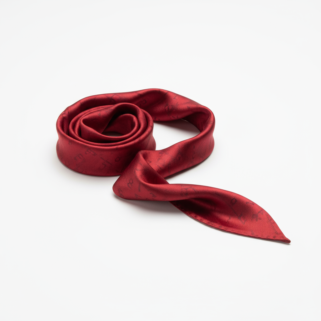 Twilly Neck Scarf - Red