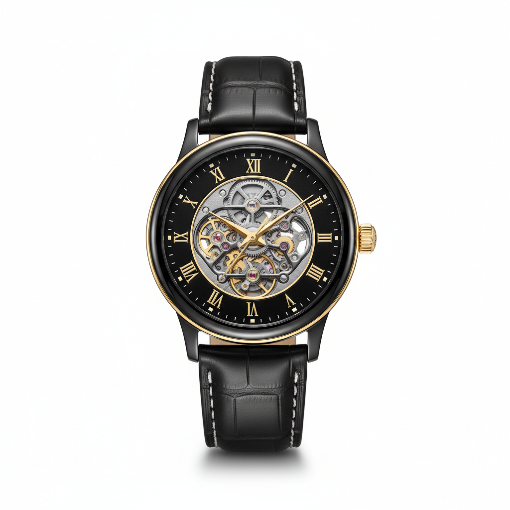 Vintage Mechanical Watch - Black