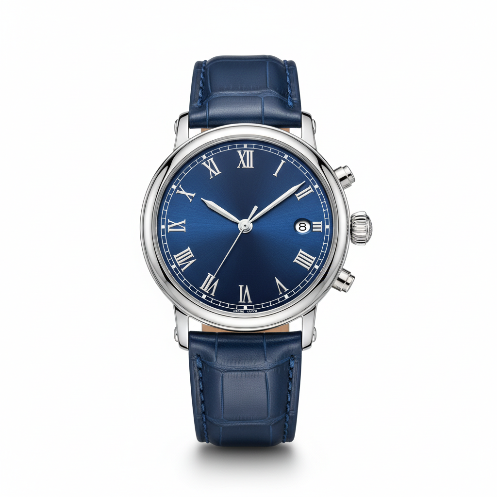 Vintage Mechanical Watch - Blue