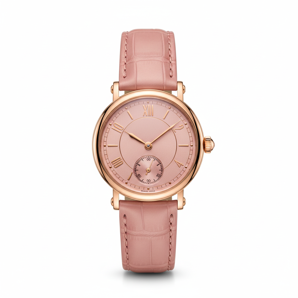 Vintage Mechanical Watch - Pink